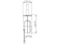 Y879 COMBI PADLOCK WITH SLIDE COVER 50MM