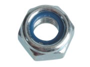 ForgeFix  Hexagonal Nuts with Nylon Inserts, ZP