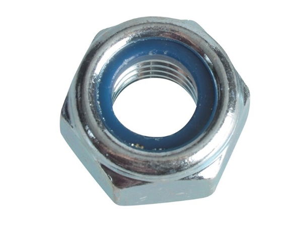 ForgeFix  Hexagonal Nuts with Nylon Inserts, ZP