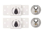 141/200 DISKUS INTEGRAL VAN LOCK WHITE & 26/70MM DISKUS PADL