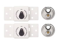 141/200 DISKUS INTEGRAL VAN LOCK WHITE & 26/70MM DISKUS PADL