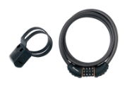 BLACK BRAIDED STEEL COMBINATION CABLE 1.8M X 10MM