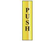 Scan® Safety & Workwear Products Sign: Push (Vertical)