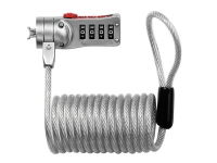 COMBI COMPUTER CABLE LOCK 1.8M X 5MM