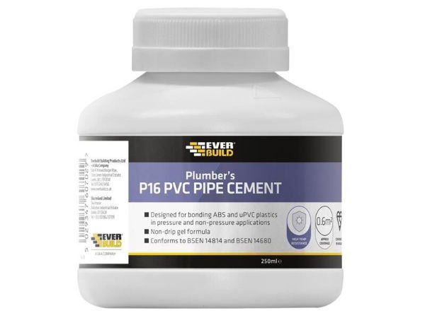 P16 PLUMBERS PVC PIPE CEMENT