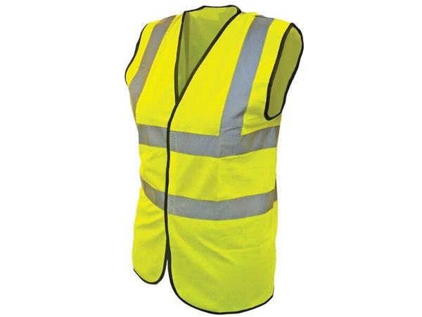 Scan® Safety & Workwear Products Hi-Vis Yellow Waistcoat