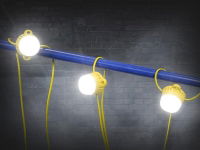 FESTOON LIGHTS 10 LED BULBS 110V 22M