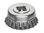 Lessmann X-Lock Non-Spark Knot Cup Brush