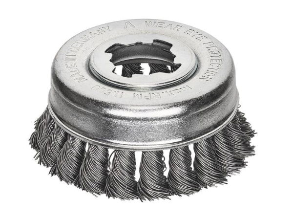 Lessmann X-Lock Non-Spark Knot Cup Brush