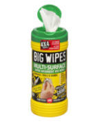 Bigwipes™ 4x4 Multi-Surface Cleaning Wipes Tub of 80