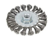 FLAT TWIST KNOT WIRE WHEEL 100MM M14 X 2