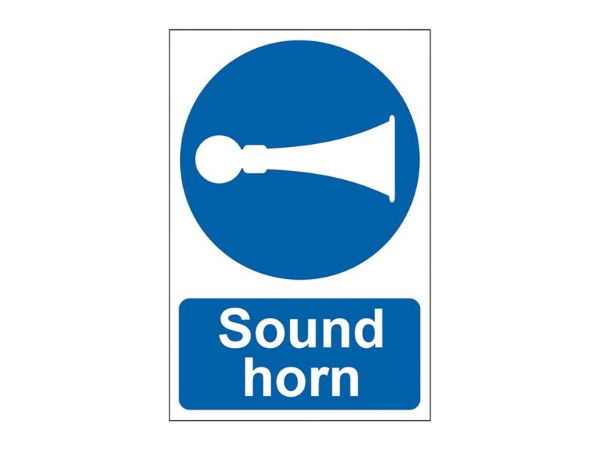 SOUND HORN- PVC SIGN 200 X 300MM