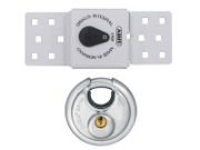 142 SERIES SLIDING DOOR VAN LOCK & 23/70MM DISKUS PADLOCK
