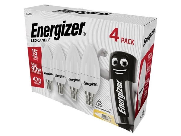 Energizer® LED Opal Candle Non-Dimmable Bulb Warm White