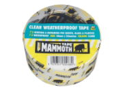 CLEAR WEATHERPROOF TAPE 50MM X 10M