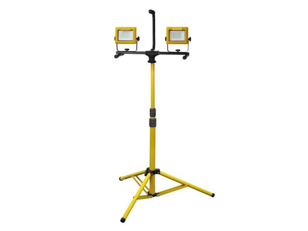 Faithfull Tools LED Twin Tripod Site Light 70W