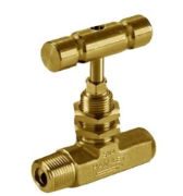 Ham-Let® H-385U Brass Male to Female Needle Valve Regulating Stem