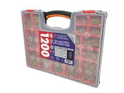 ORGANISER PRO MULTI-PURPOSE WOOD SCREW KIT- 1200 PIECE