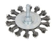 FLAT TWIST KNOT WIRE WHEEL 75MM