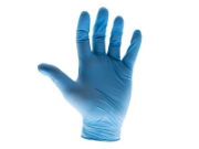 Scan® Safety & Workwear Products Nitrile Disposable Gloves, Blue