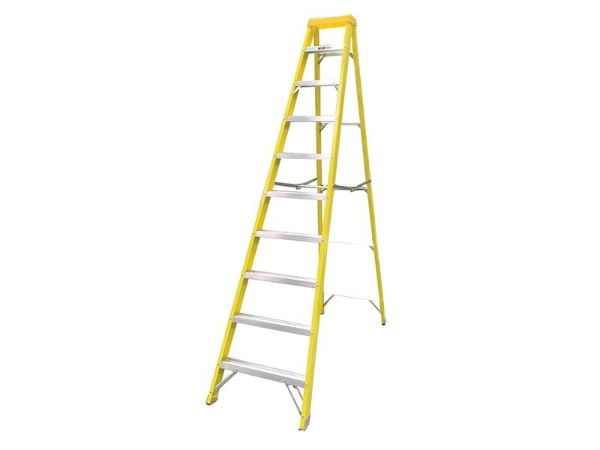 GRP PLATFORM STEPS PLATFORM HEIGHT 2.49M 9 RUNGS