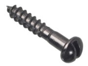 WOOD SCREW SLOTTED ROUND HEAD ST BLACK JAPANNED 3/4IN X 6 FO
