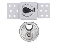 142 SERIES SLIDING DOOR VAN LOCK & 26/70MM DISKUS PADLOCK
