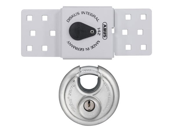 142 SERIES SLIDING DOOR VAN LOCK & 26/70MM DISKUS PADLOCK