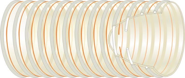 Tricoflex® Gaine Spirabel® PU A1 Flexible Ducting