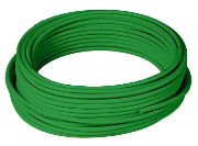 Metric Copper Tube with a Green 1.5mm PVC Sheath