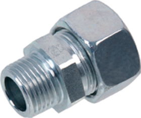 EMB DIN 2353 male stud coupling NPT