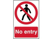 Scan® Safety & Workwear Products Sign: No Entry