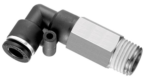 Prevost® Long Male Swivel Elbow (BSPT)