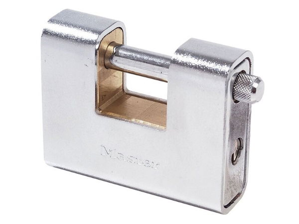 MasterLock® Solid Armoured Shutter Padlock