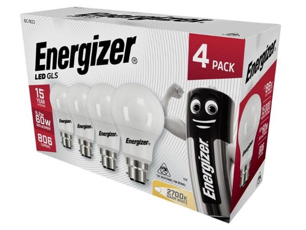 Energizer® LED Opal GLS Non-Dimmable Bulb Warm White