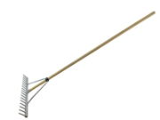 Aluminium Landscape Rake Wooden Handle FSC 100%