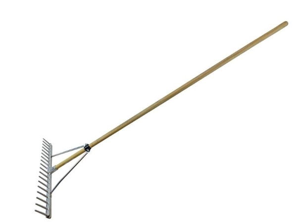 Aluminium Landscape Rake Wooden Handle FSC 100%