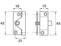 Yale Locks 8K118 Economy Window Lock
