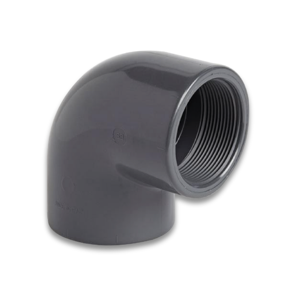 Vale® uPVC Plain to Threaded 90° Elbow