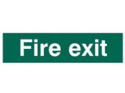 Scan® Safety & Workwear Products Sign: Fire Exit