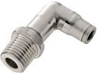 Legris LF3800 stainless steel male stud elbow BSPT 