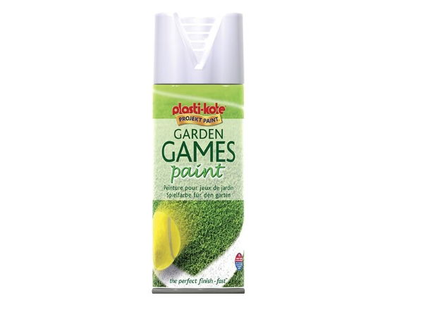 GARDEN GAMES SPRAY PAINT WHITE 400ML