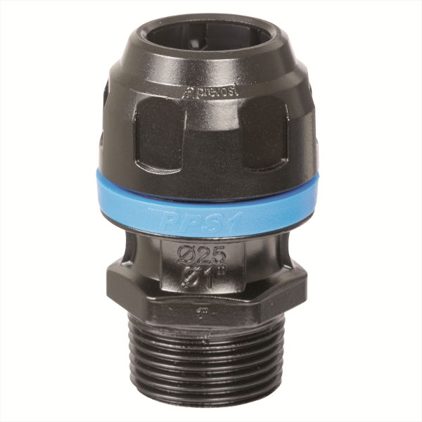 Aluminium Tapered Male Threaded Straight Fitting for Pipe