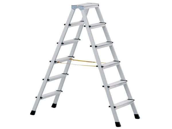 ANODISED DOUBLE SIDED STEPS OPEN 0.95M 2 X 4 RUNGS