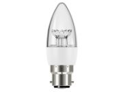 LED BC (B22) CLEAR CANDLE DIMMABLE BULB- WARM WHITE 470 LM 5