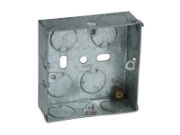 METAL SWITCH BOX 16MM (PACK 20)