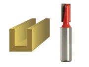Faithfull Tools Straight Cutter, Two Flute, 1/2in
