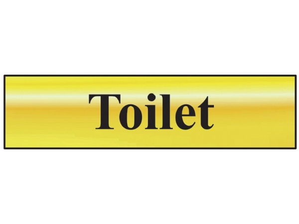 Scan® Safety & Workwear Products Bathroom Sign 200 x 50mm