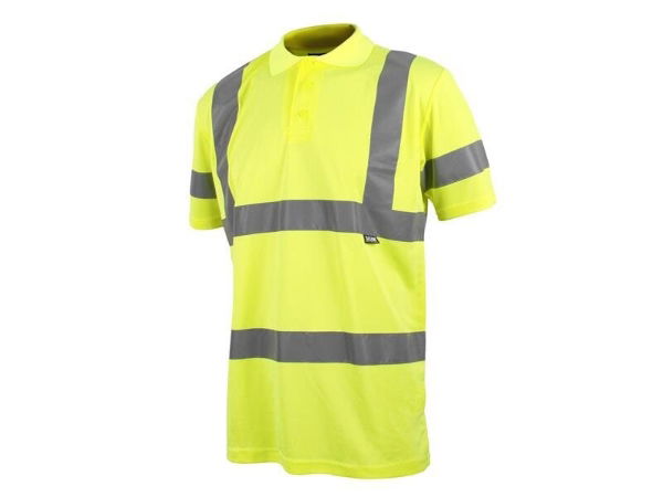 Scan® Safety & Workwear Products Hi-Vis Yellow Polo Shirt