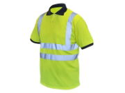 HI-VIS YELLOW POLO SHIRT - M (40IN)